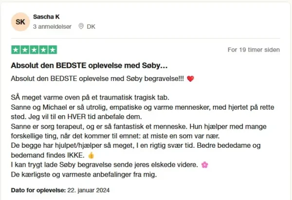 Trustpilot Seneste anmeldelser