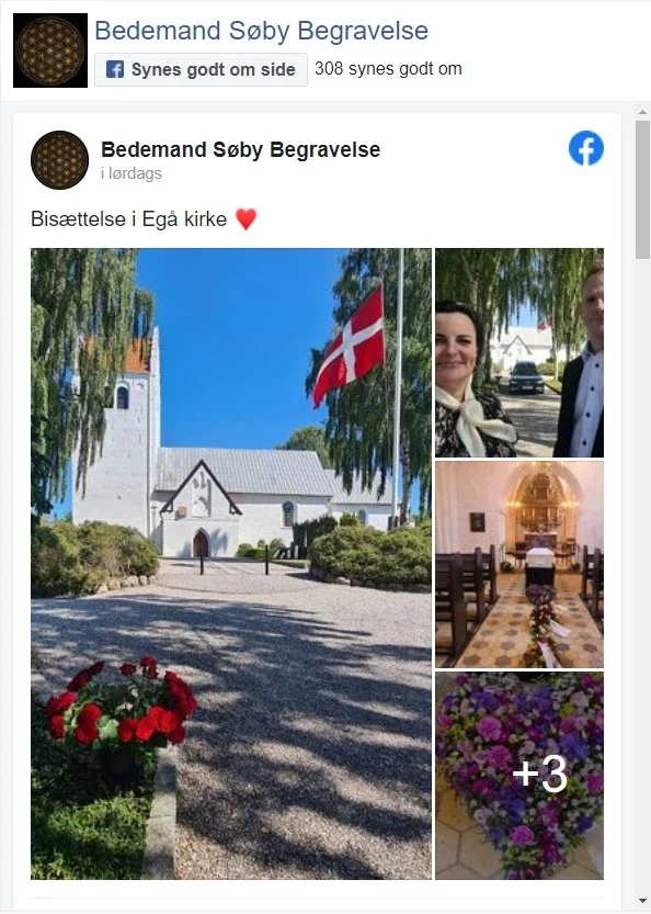 Bedemand Søby Begravele Facebook Side